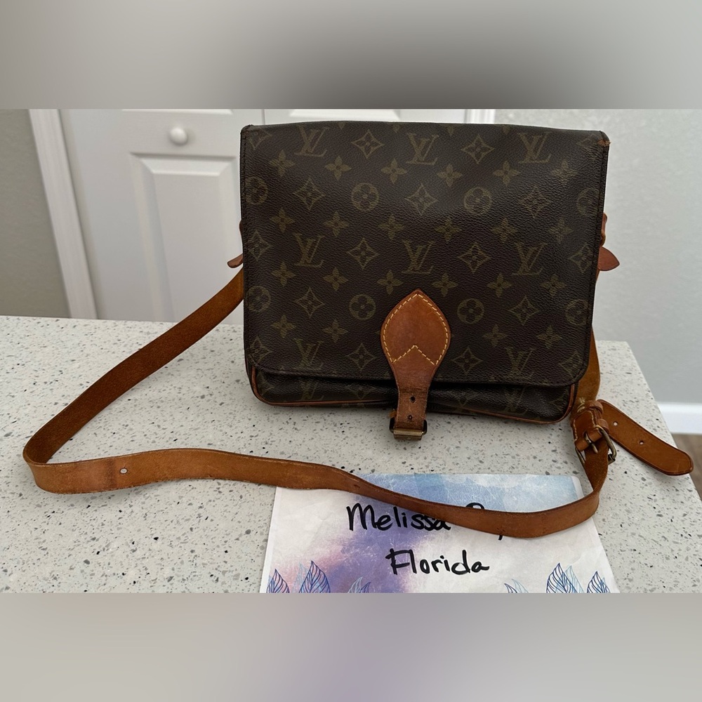 Louis Vuitton Monogram Cartouchiere Crossbody Bag